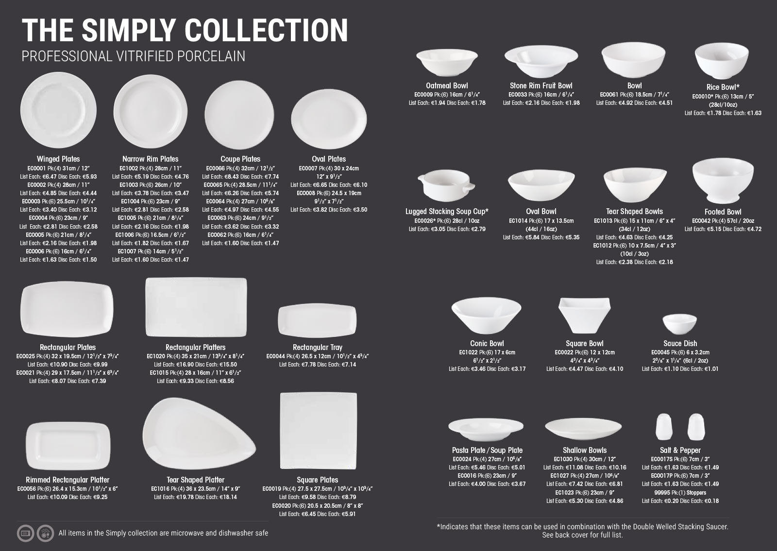 Simply Tableware Higgins & Co Catering Solutions